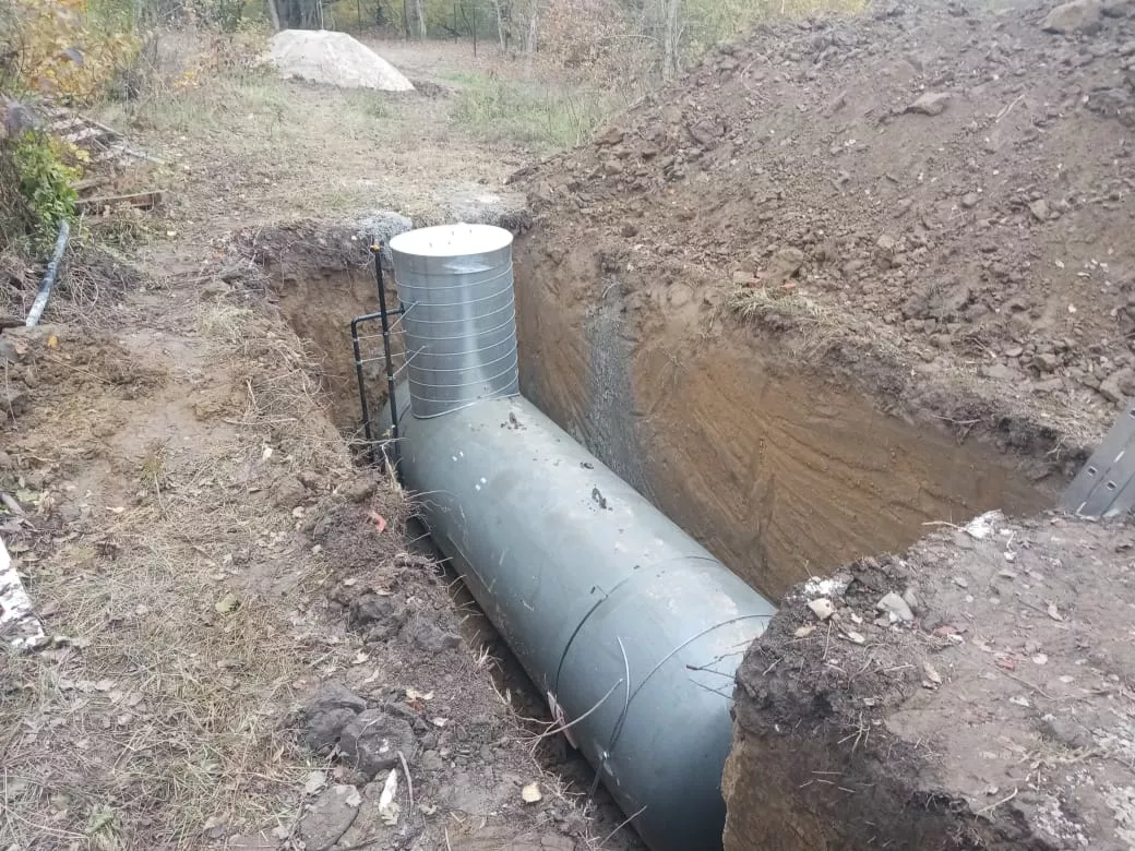 Газгольдер для дома 150 м2 на затопляемом острове
